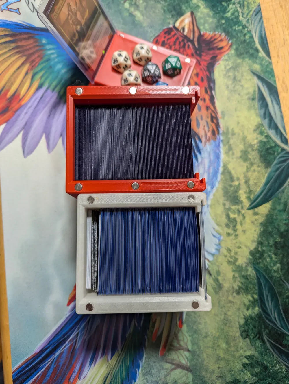 MTG Triple Sleeve Commander Display Deck Box Magic - Free 3D Print ...