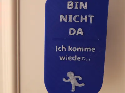 Door Sign - Not Here