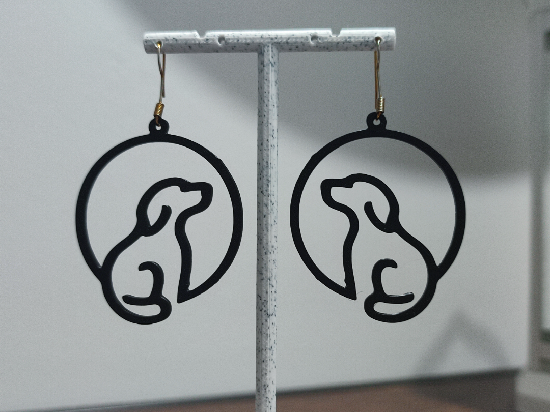 Pendientes Silueta Dog-Lover