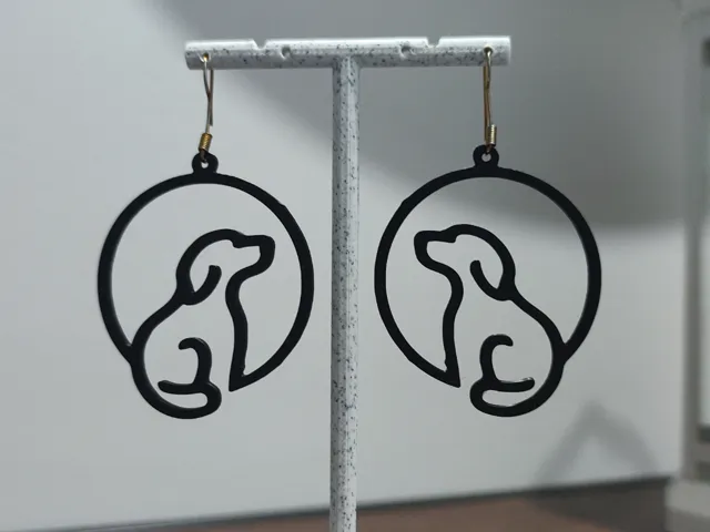Pendientes Silueta Dog-Lover