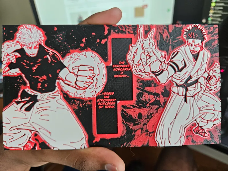 HueForge JJK Gojo vs Sukuna