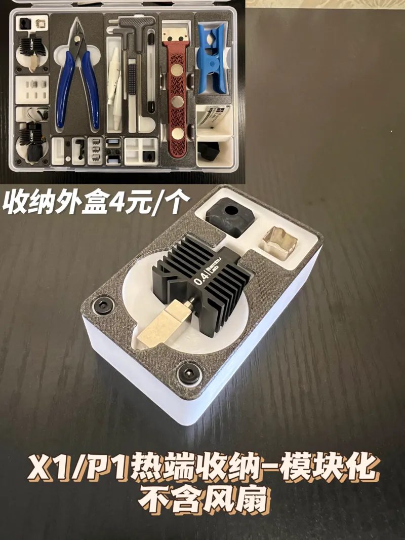 P1SC/X1CC Insert nozzle P1SC/X1CC喷嘴模块化收纳-证件收纳盒