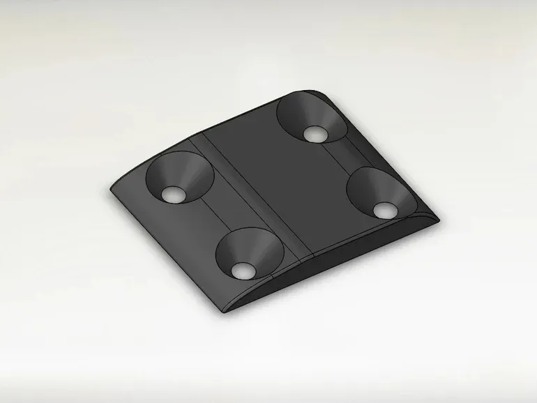 ARRMA 1:8 SCALE - CENTER SKIDPLATE