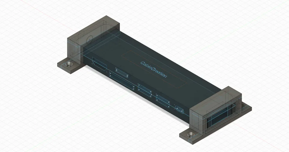 USB Hub Mount Under Desk by Automaatio - MakerWorld