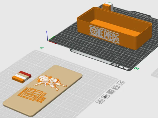 One Piece Popeyes Luffy's Bento box