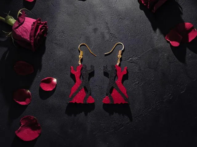 Flamenco earrings