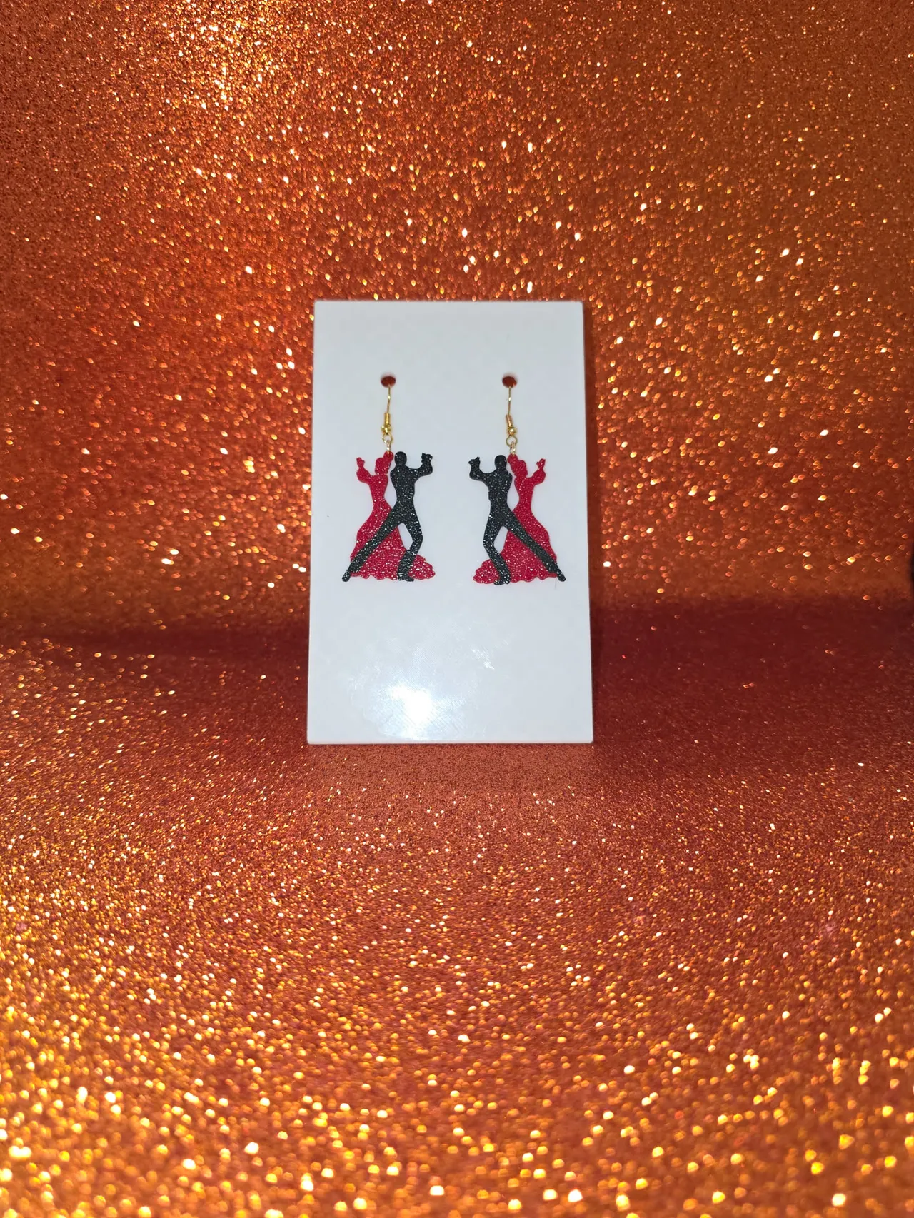 Flamenco earrings view 2