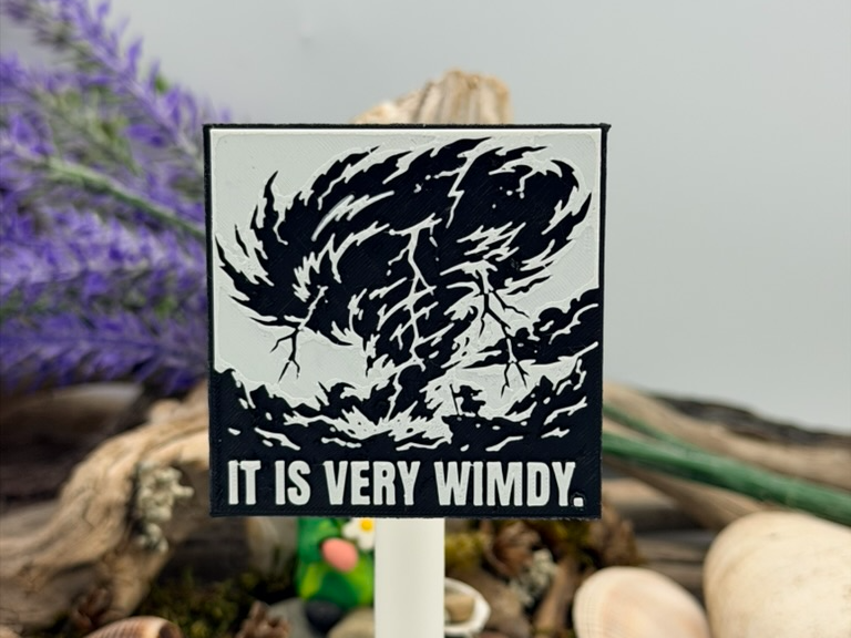"It Is Very Wimdy" Highstorm Magnet