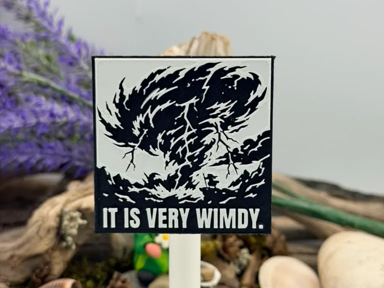 "It Is Very Wimdy" Highstorm Magnet