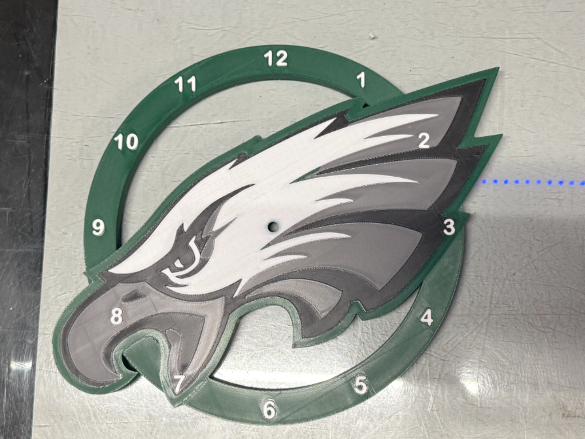 Philadelphia Eagles Clock