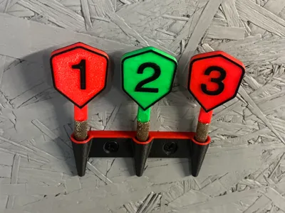 Dart markers (for Cricket, Killer, Knockout)