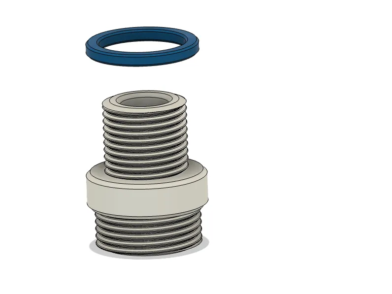 Gardena Adapter G 1/2" - G 3/4" mit Dichtung 1/2"
