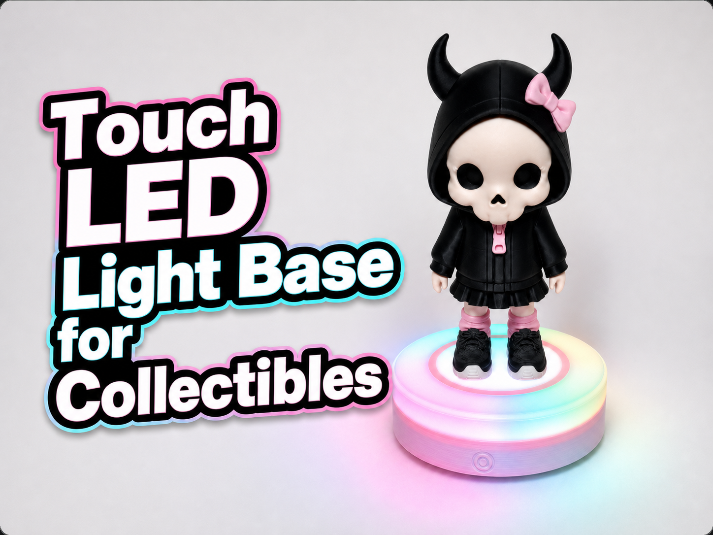 Touch LED Display Base for Collectibles