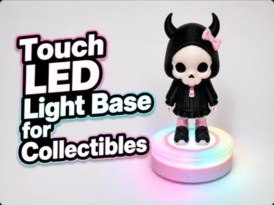 Touch LED Display Base for Collectibles