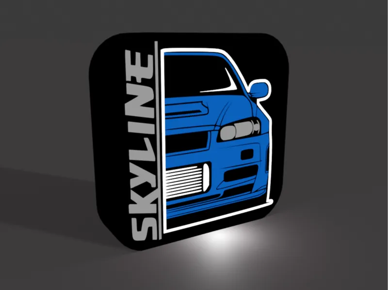 NISSAN SKYLINE R-34 LED LAMP