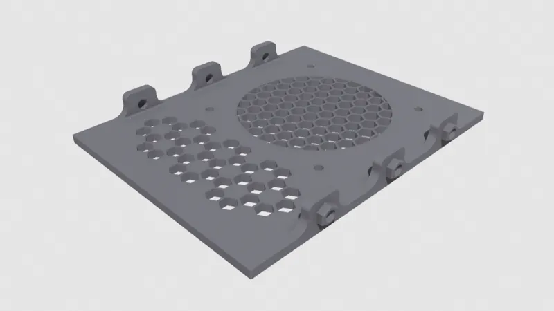 3D printable rack - 6 inch rack Topper
