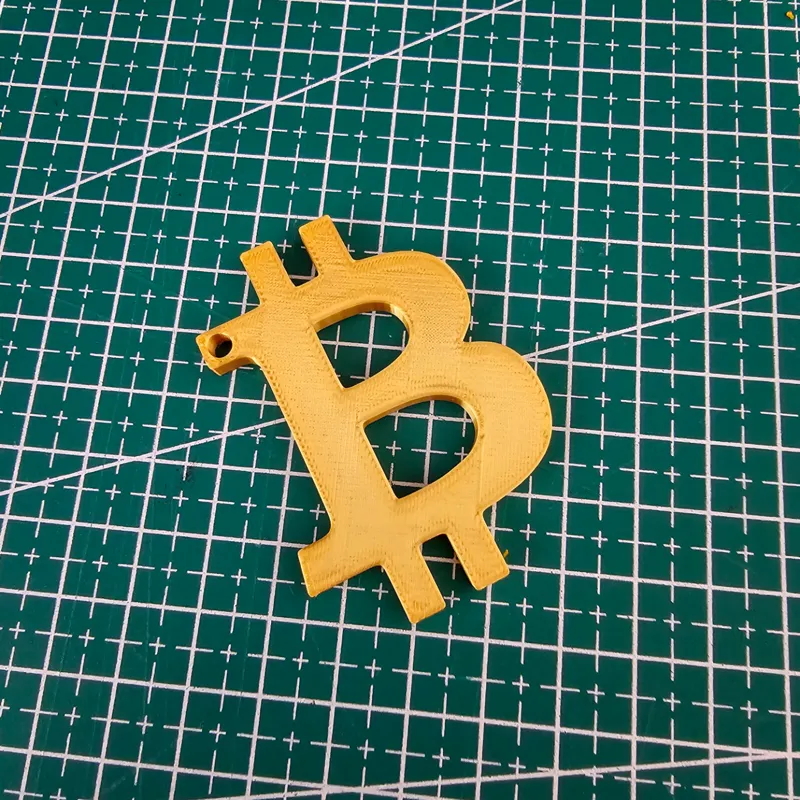 Bitcoin (BTC) Logo Keyring / Keychain