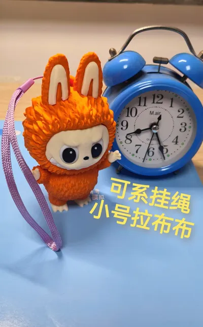 Dekoratif Ahşap Anahtarlık Labubu Koleksiyonluk Süs Özel Tasarım