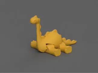 Cute articulated dino
