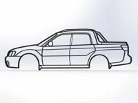 Décoration murale Subaru Baja — photo 1