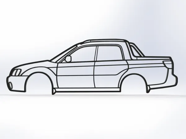 Décoration murale Subaru Baja