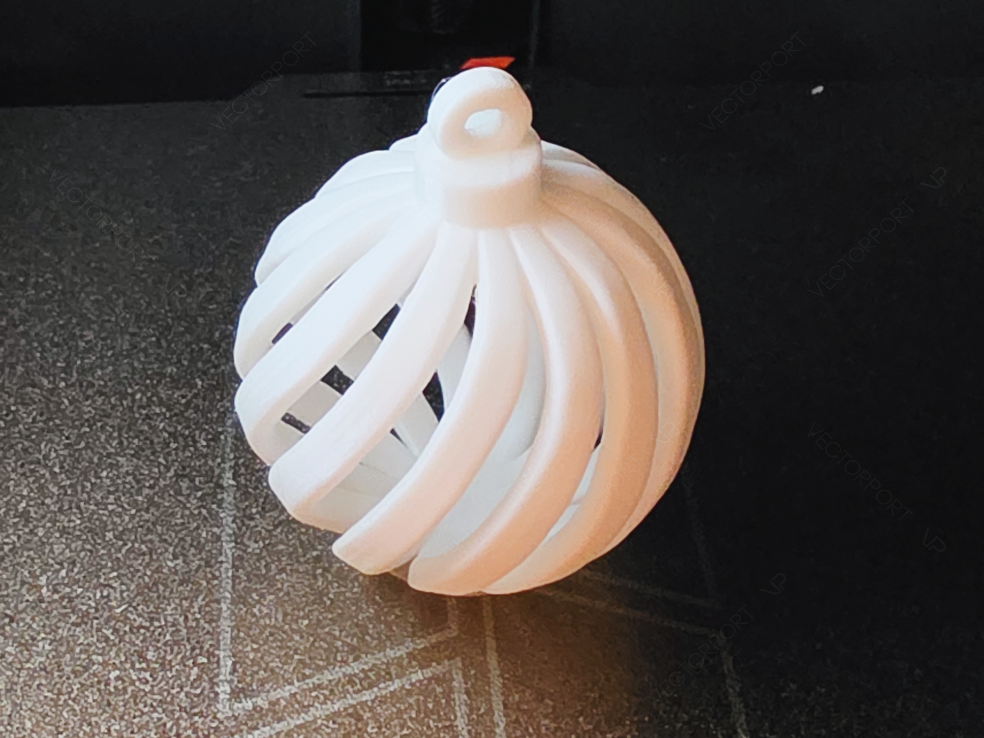 Modern Christmas Bauble Ornament #094 - 1