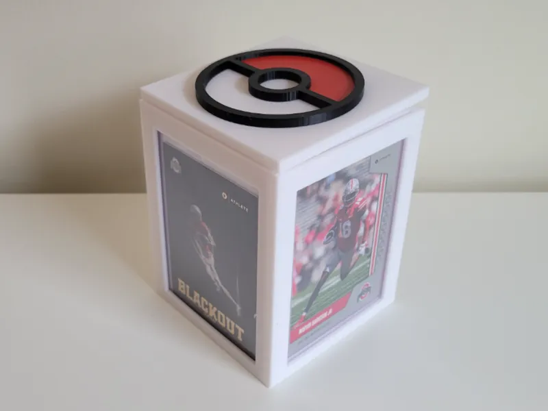Trading Card Display and Storage Box Pokemon Card