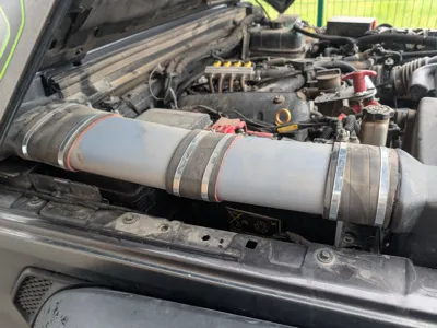 Wrangler JL AmFib snorkel air duct
