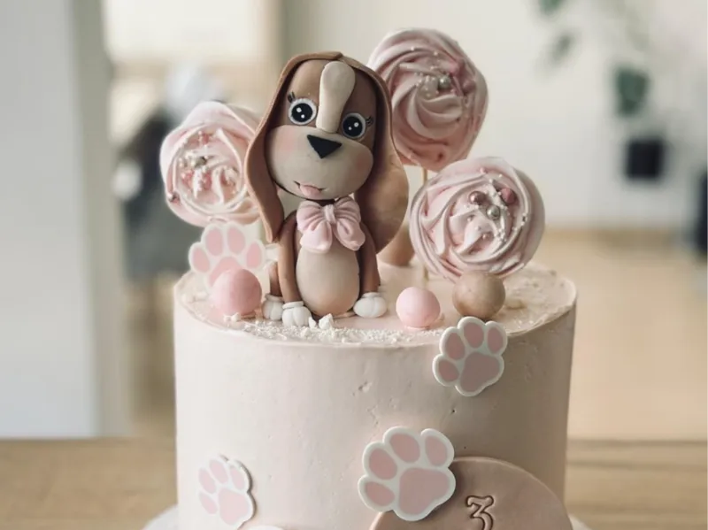 Paw Print Cake Topper / Decoration