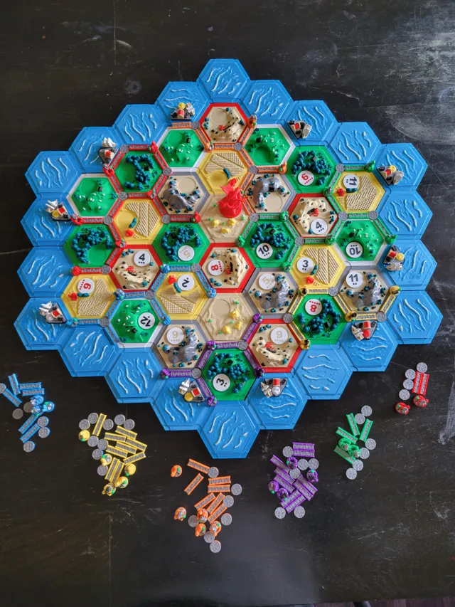 Settlers of Catan:Base Game & 5-6 Player Expansion