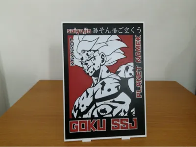 Goku SSJ Hueforge