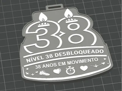 38th Anniversary Race Medal