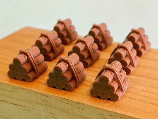 Wood Log Bundle Resource Token