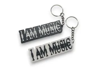 I AM MUSIC Keychain (Playboi Carti)