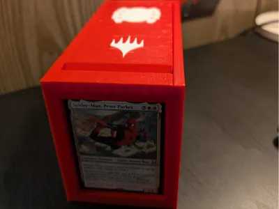 Extended Spiderman MTG Commander Deck Box