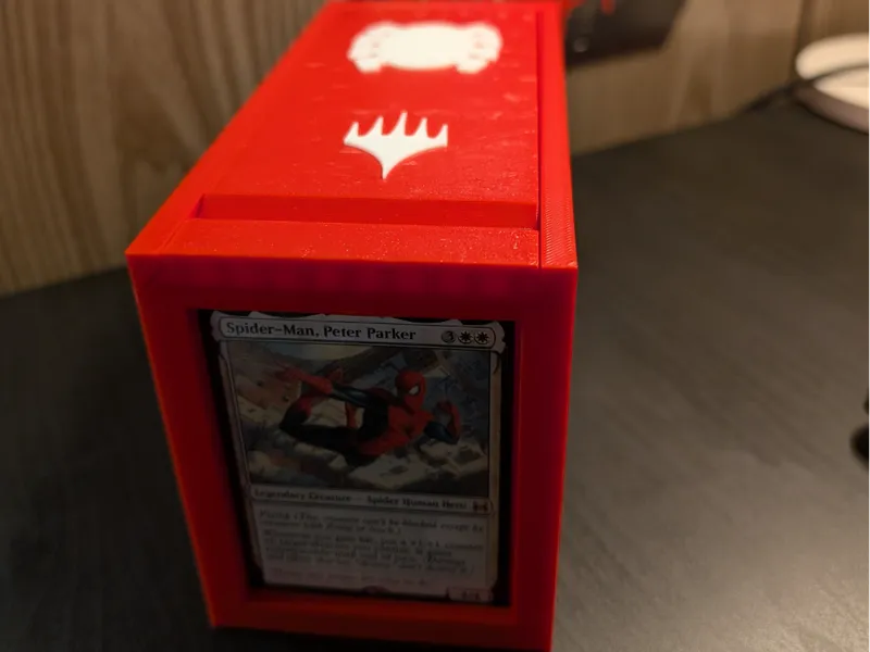 Extended Spiderman MTG Commander Deck Box