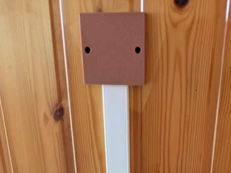 Small cover box for cables.
