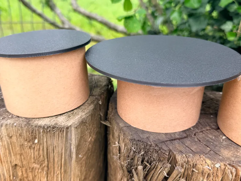 Display stand tops 4 Bambu spool refill recycle