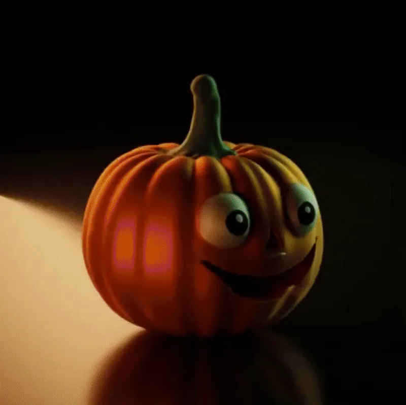 Cute Smiling Pumpkin - Free 3D Print Model - MakerWorld