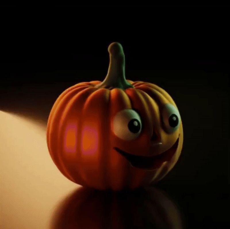 Cute Smiling Pumpkin