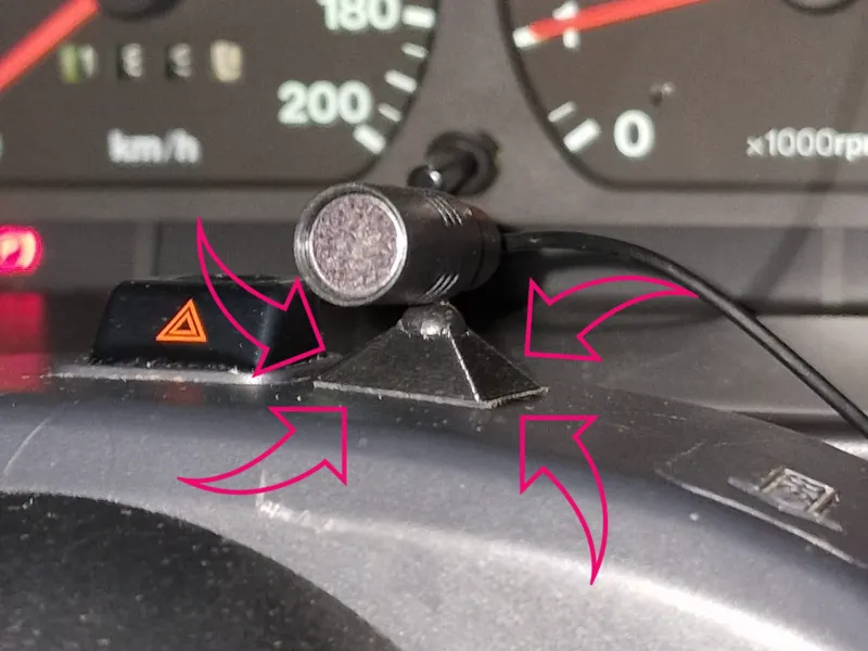 Universal Car Microphone Holder 