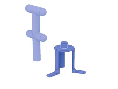 Soft bottle drying rack 