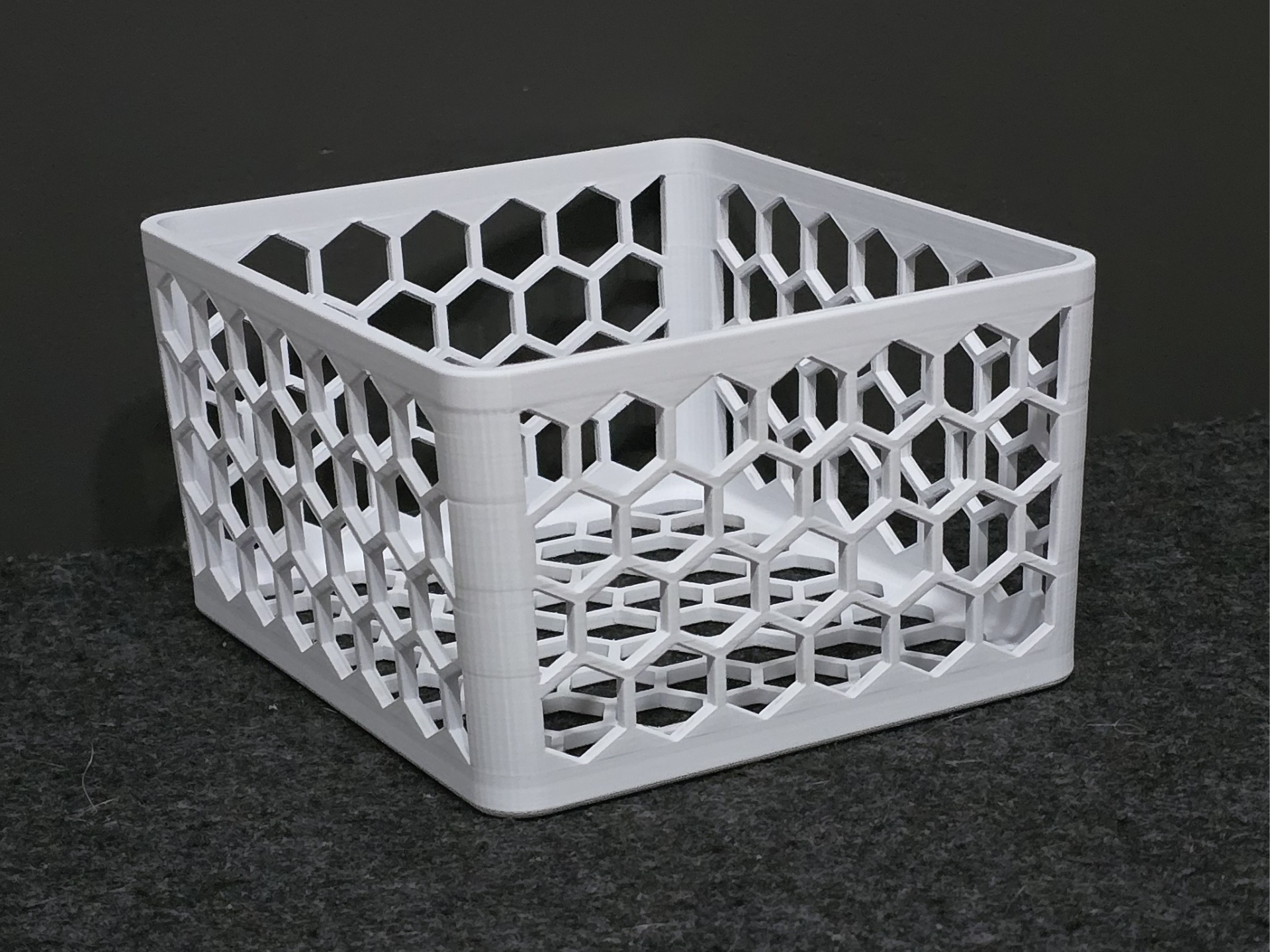 Stackable Honeycomb Hexagon Box Bin Organizer