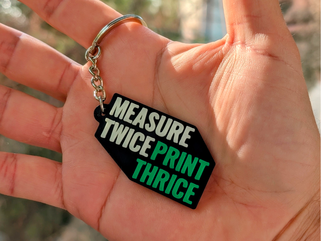 Measure Twice, Print Thrice