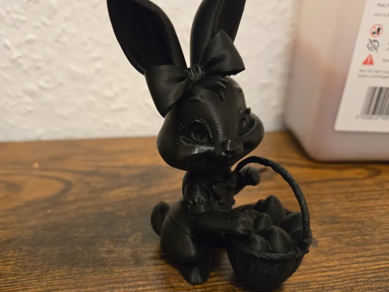 Cute Easter Bunny with Egg Basket
