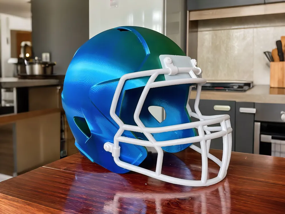 Wearable Football Helmet PUNK & Standard - Free 3D Print Model - MakerWorld Wearable Football Helmet PUNK & Standard - Free 3D Print Model - MakerWorld