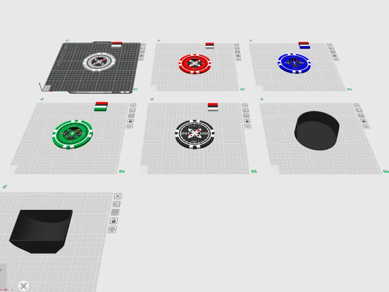 Poker chip coaster