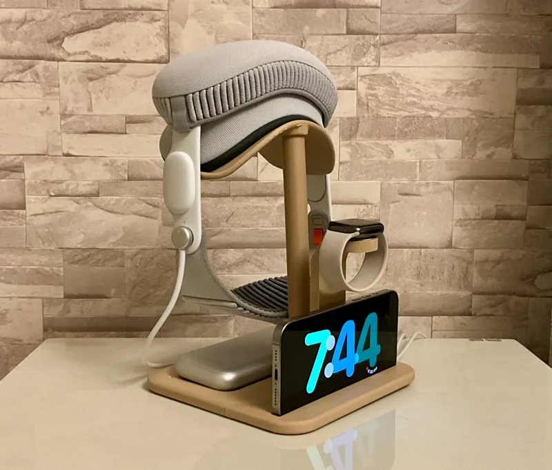 iPhone & Apple Watch Stand - Vision Pro attachment