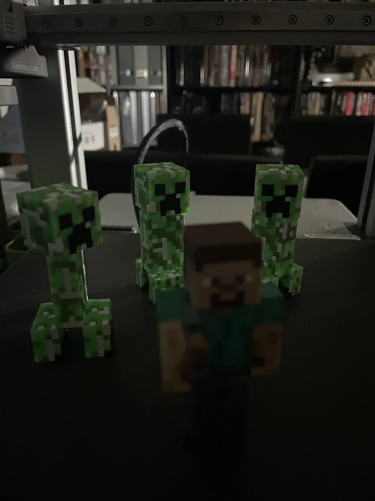 Minecraft Multicolor Print Minecraft Creeper Multicolor Figure By Jaebii - Free 3D Print Model ...