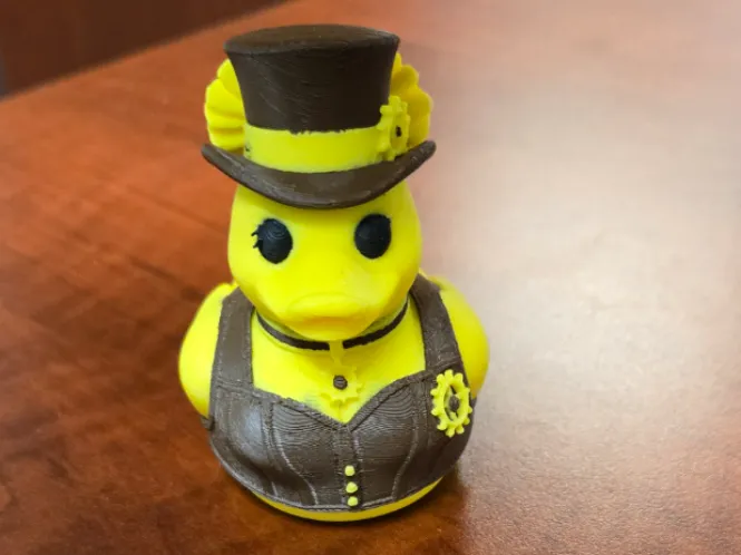 Steampunk Rubber Duckie: High Society